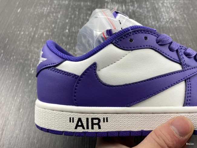 Bmlin TRAVIS 1 OFF-WHITE DM7890-386 X AIR CUSTOM SCOTT X JORDAN 0815
